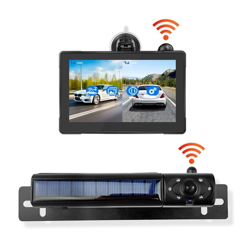 Camera Solar Wireless - ABSY Wireless Backup Camera System For