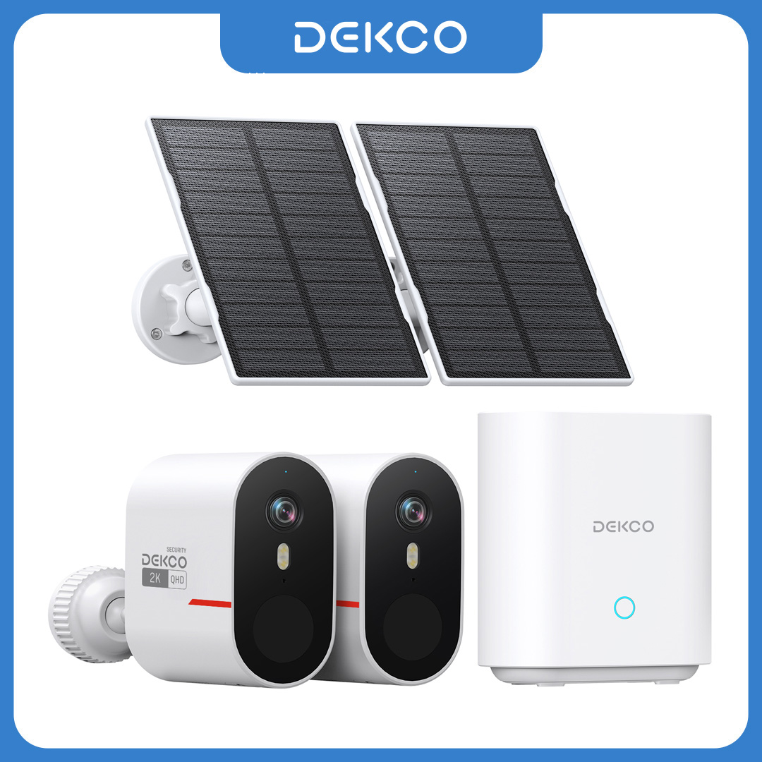 Camera Solar Wireless - Dekco 3MP WiFi Solar Camera System