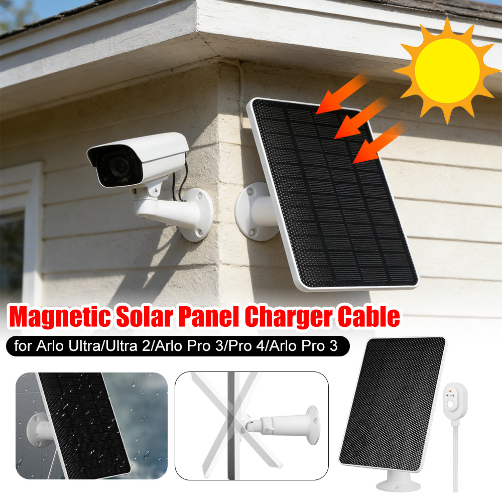 Camera Solar Wireless - 10W Solar Panel 360 Adjustable Bracket