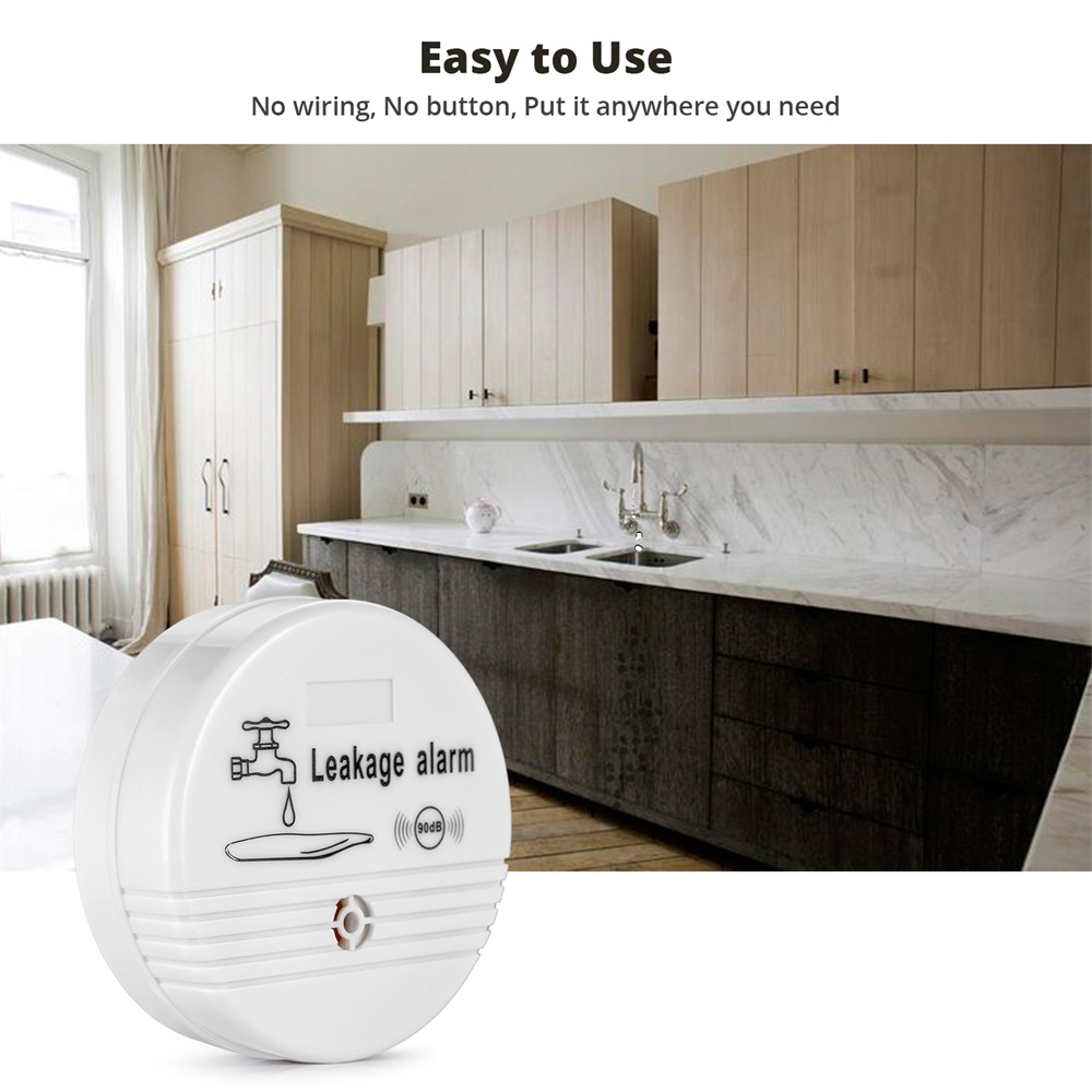 Home Security Kitchener - Fuers Water Leak Detector Alarm Sensitive