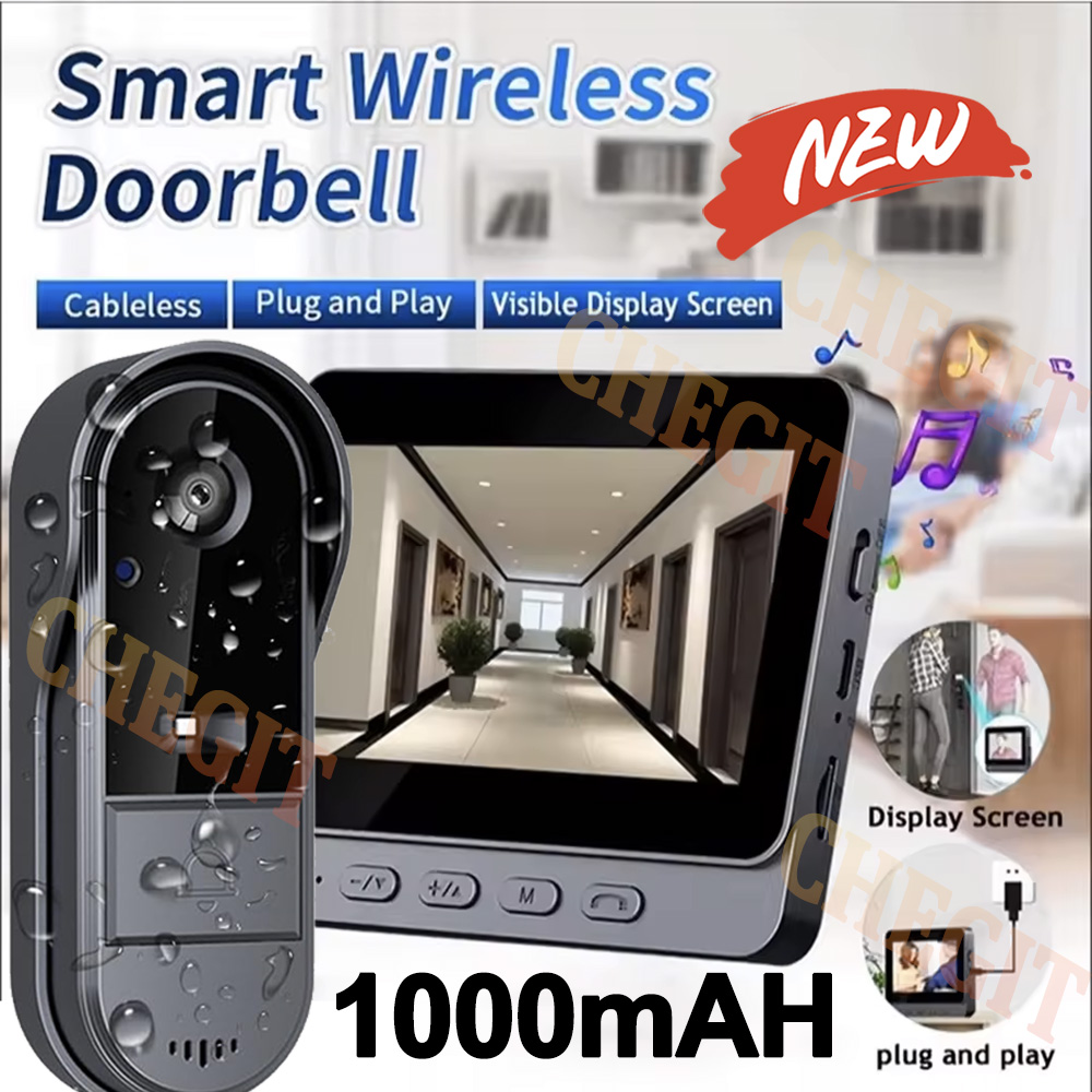 Home Security La - Wireless Wifi Doorbell Camera 1080P Video