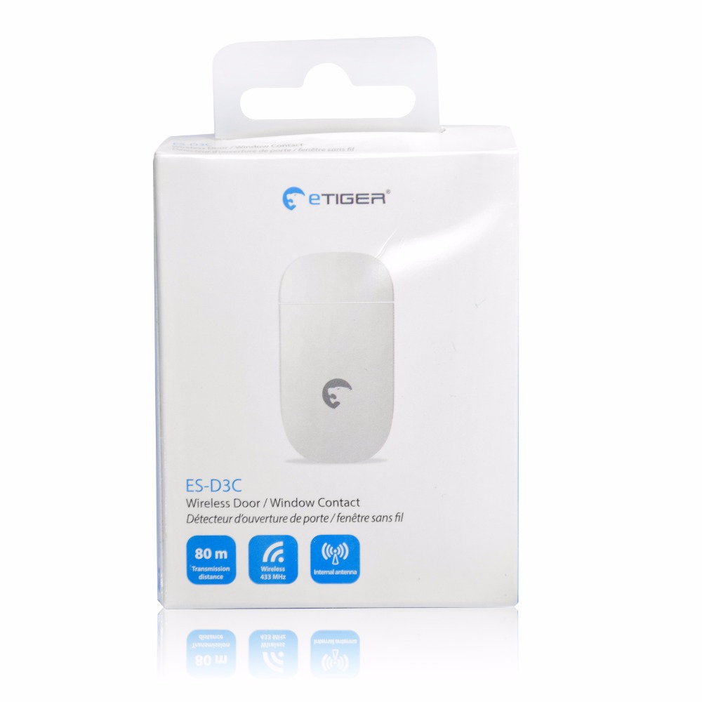 Window Alarm Sensor - ETIGER ES-D3C Wireless Door/Window 433MHz Contact