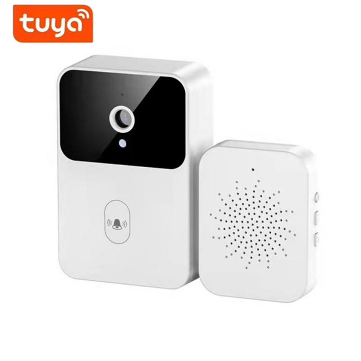 Home Security Doorbell Camera - Wireless Doorbell WiFi Tuya Outdoor HD