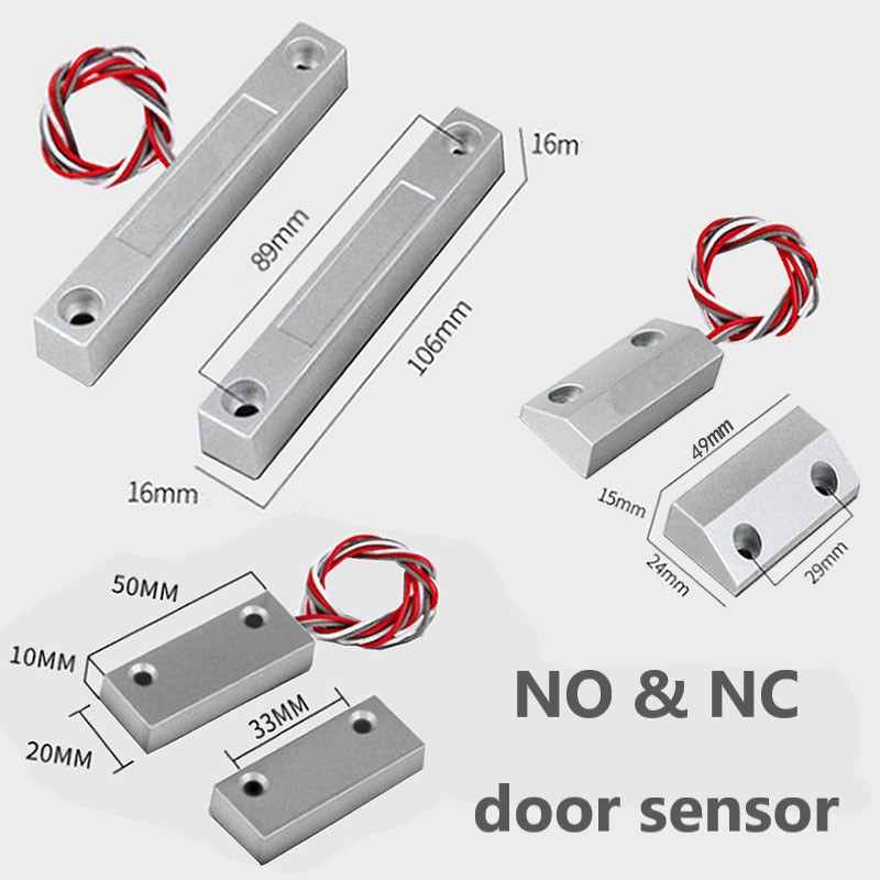 Window Alarm Sensor - NC NO Door Sensor Wired Cable