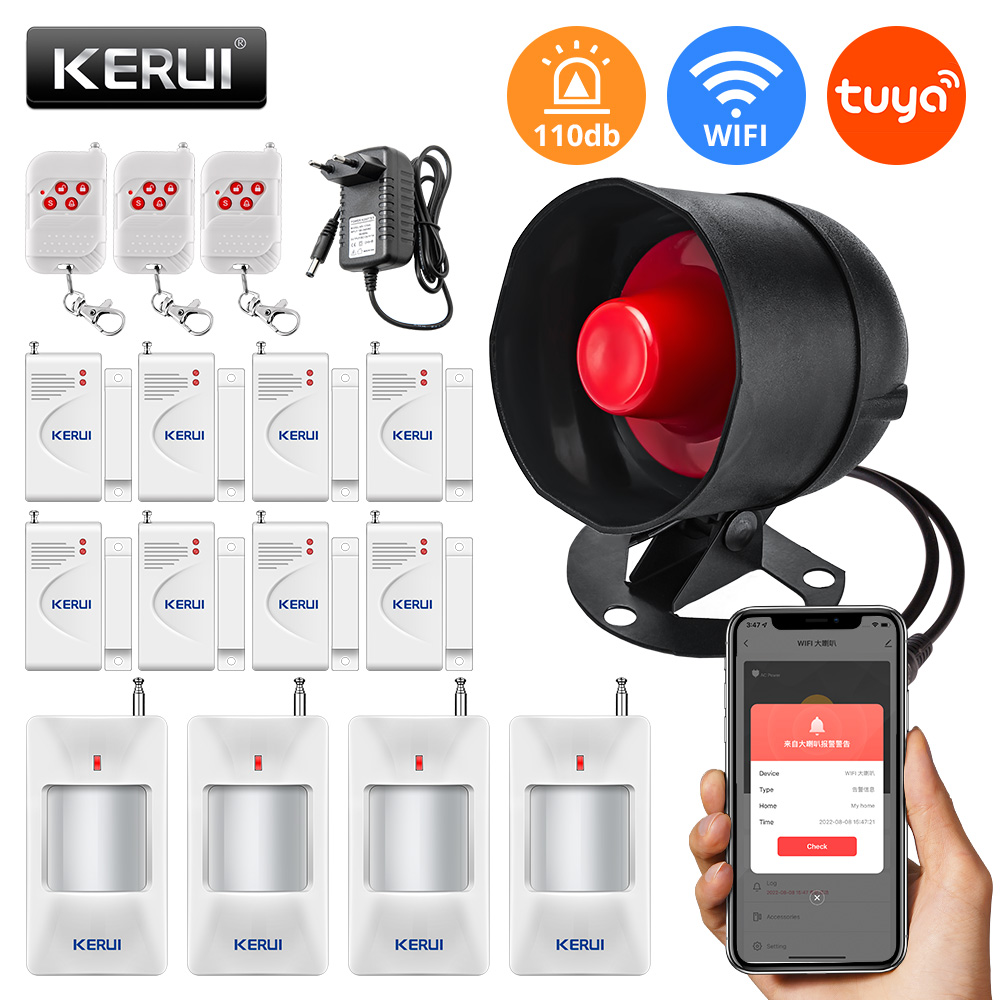 Home Security Product - KERUI Tuya WIFI Loudly Speaker High