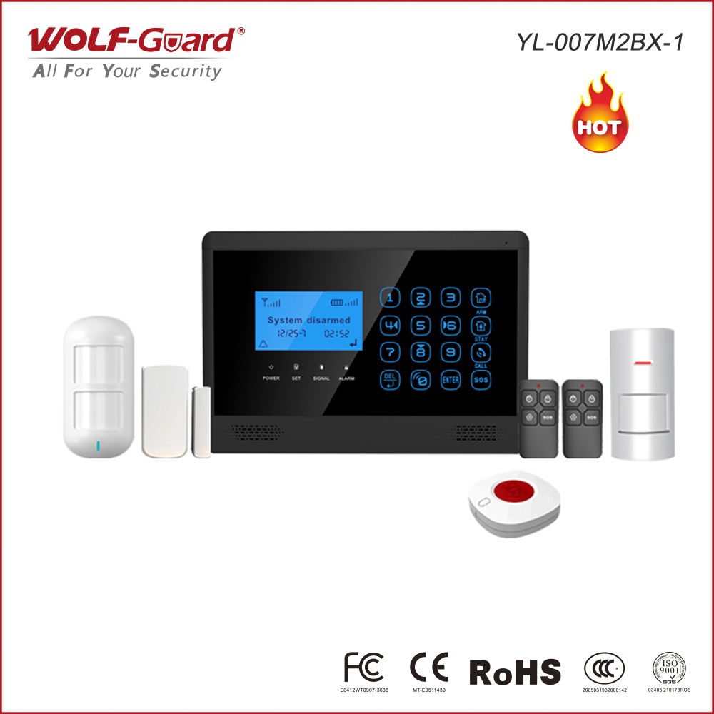 Home Security Zones - Touch Keypad GSM Security Alarm System