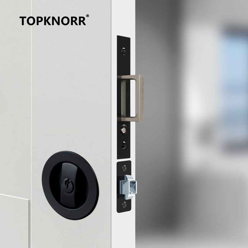 Home Security Kitchener - Invisible Sliding Door Lock for Bathroom