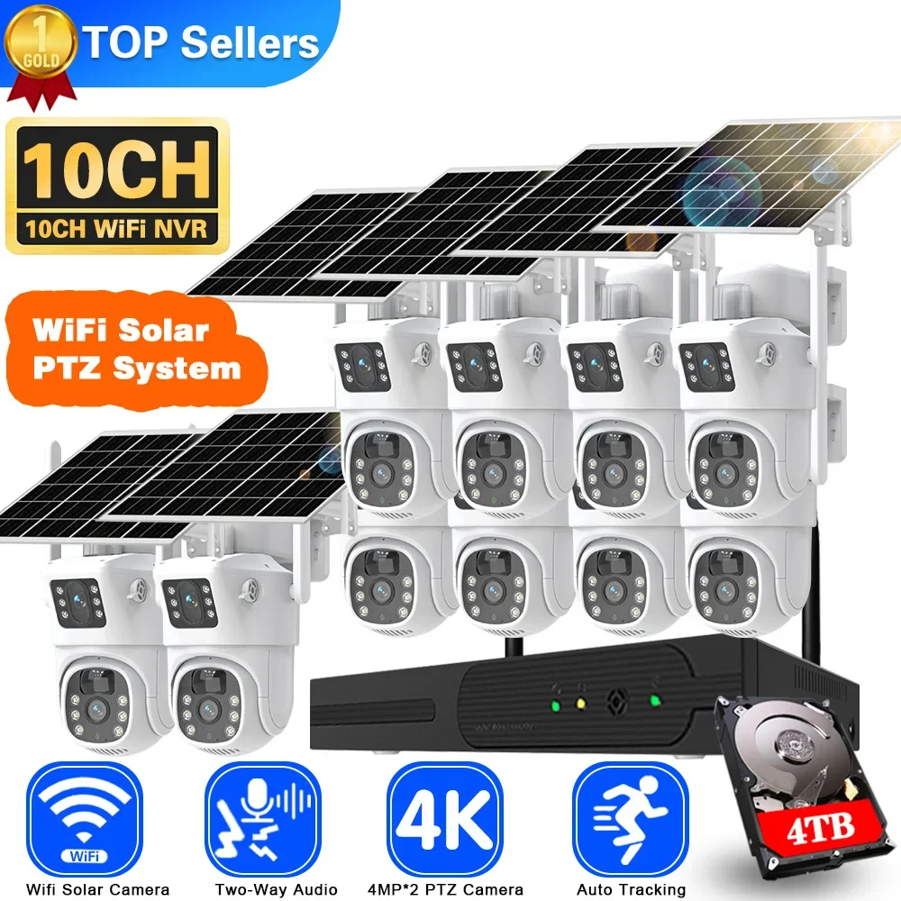 4K 8MP Dual Lens Wifi Solar CC - Camera Solar Wireless review and price