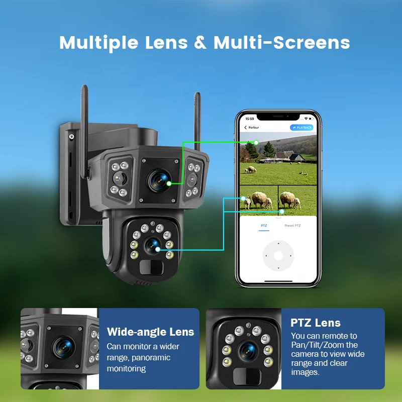 2026 V380 Pro 4MP Wireless PTZ - Camera Solar Wireless review and price