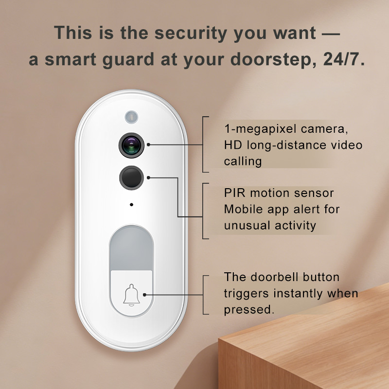 Tuya Smart Video Doorbell Wire - Home Security Doorbell Camera review and price