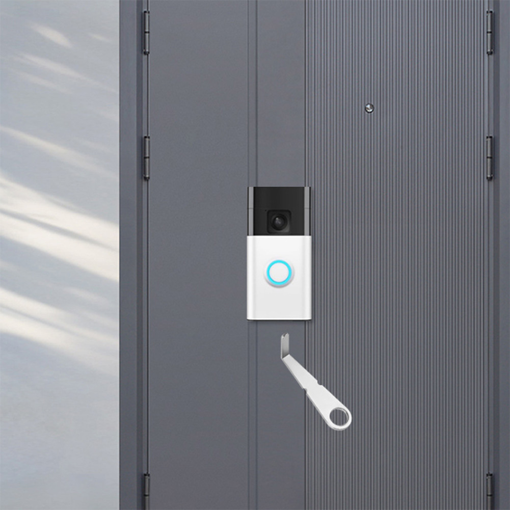 Silver Video Doorbell Key For  - Home Security Doorbell Camera review and price