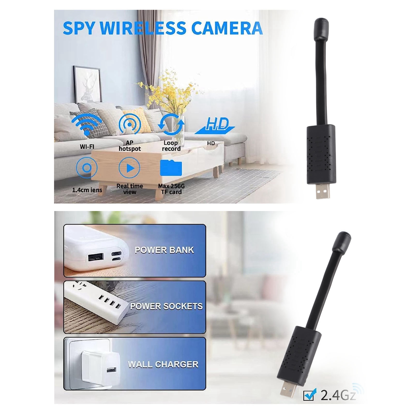 USB WiFi Security Camera 1080P - Home Security Monitoring Service review and price