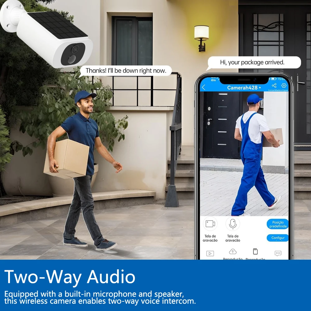 5MP Tuya Smartlife Outdoor Sol - Camera Solar Wireless review and price
