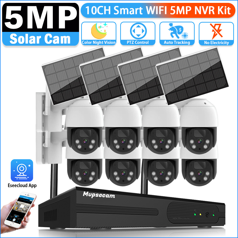 5MP 16CH Wireless NVR Security - Camera Solar Wireless review and price