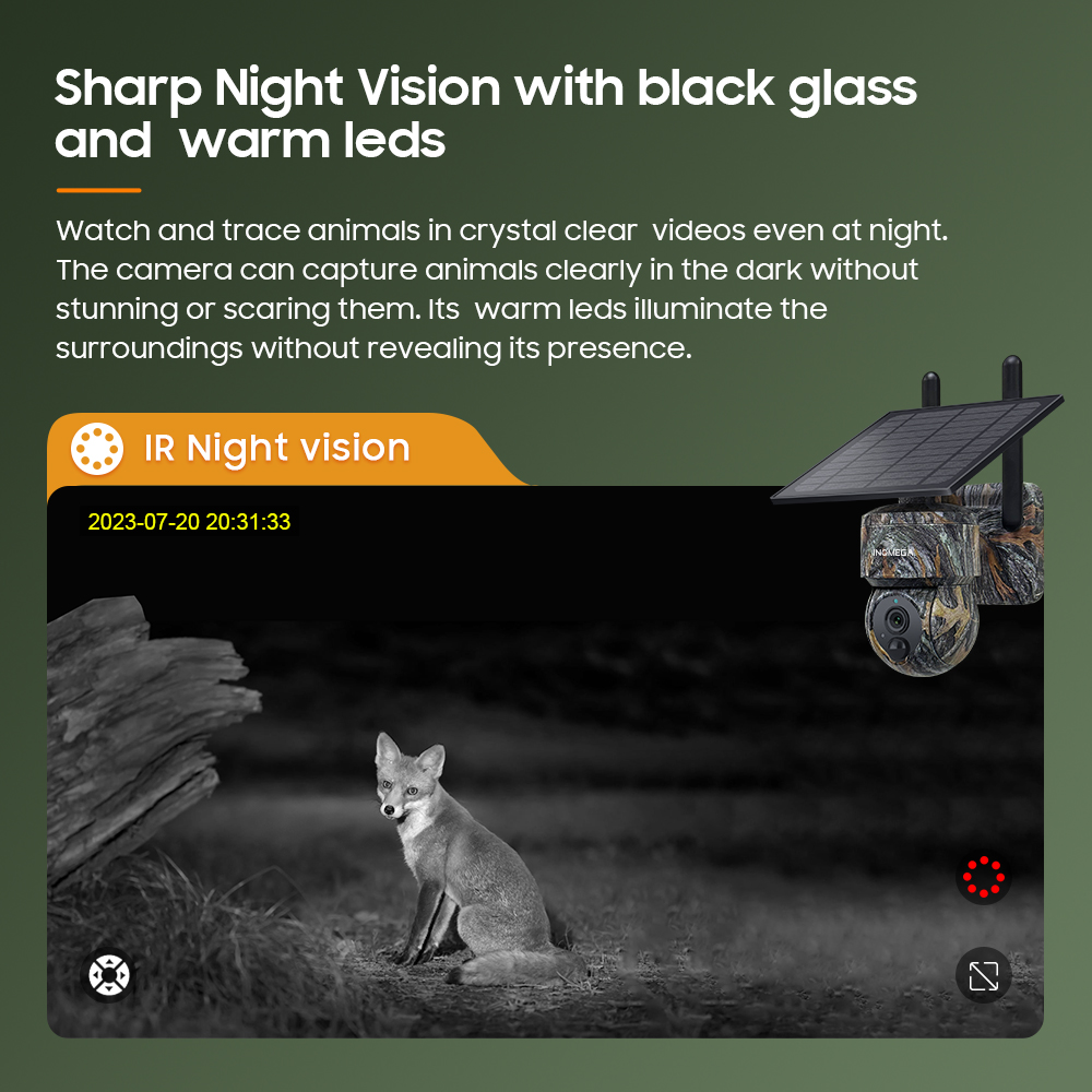 INQMEGA 5MP 4G / WIFI Solar Wi - Camera Solar Wireless review and price