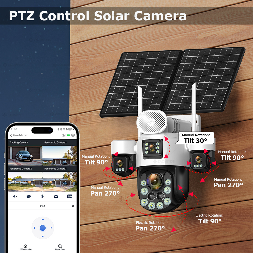4 Lens Outdoor 360° Surveillan - Home Security Product review and price