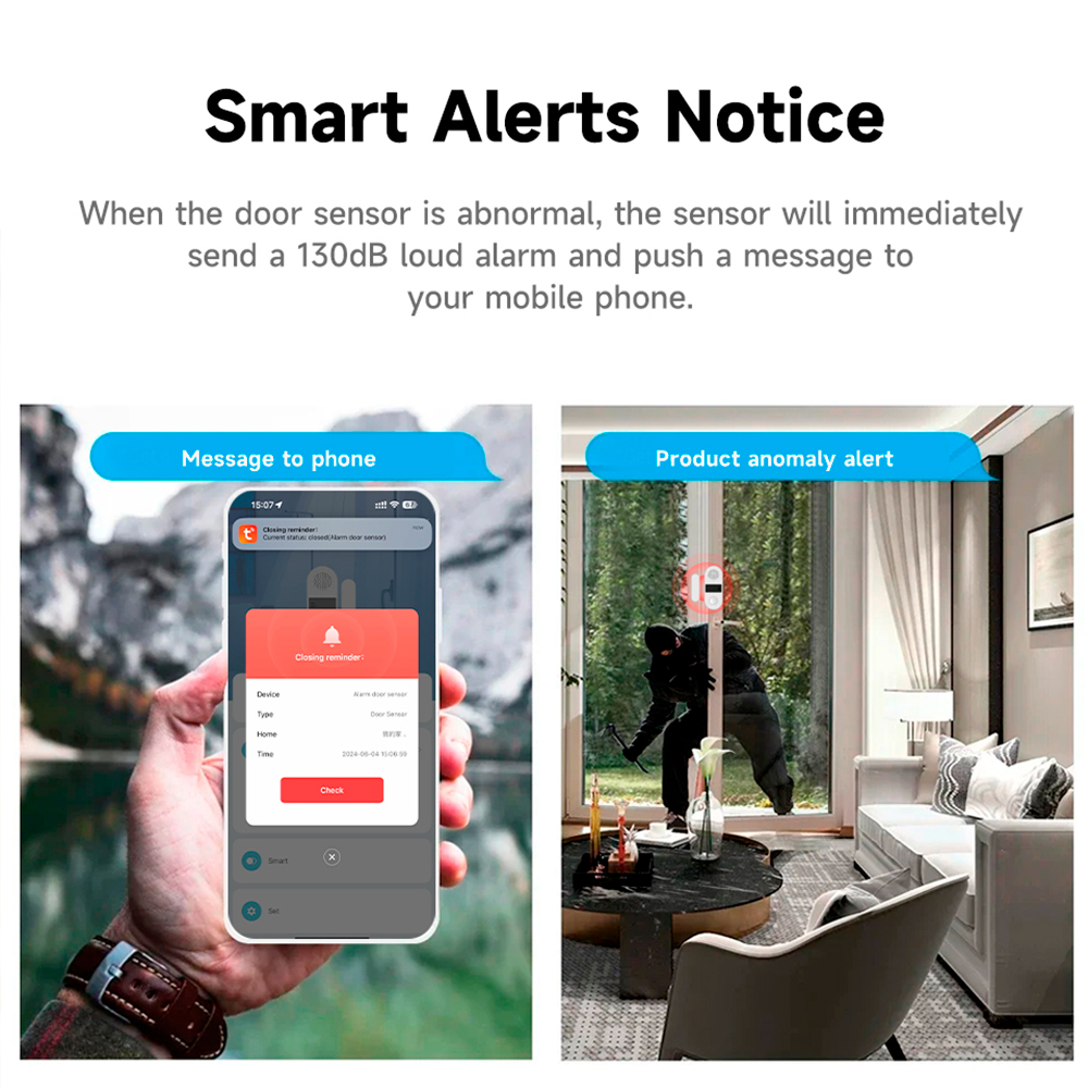 Tuya Zigbee Wireless Door Wind - Window Alarm Sensor review and price