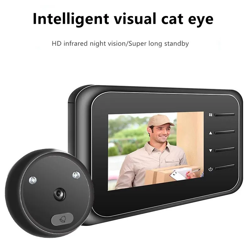 2.4 inch Video Peephole Doorbe - Home Security Ring Camera review and price
