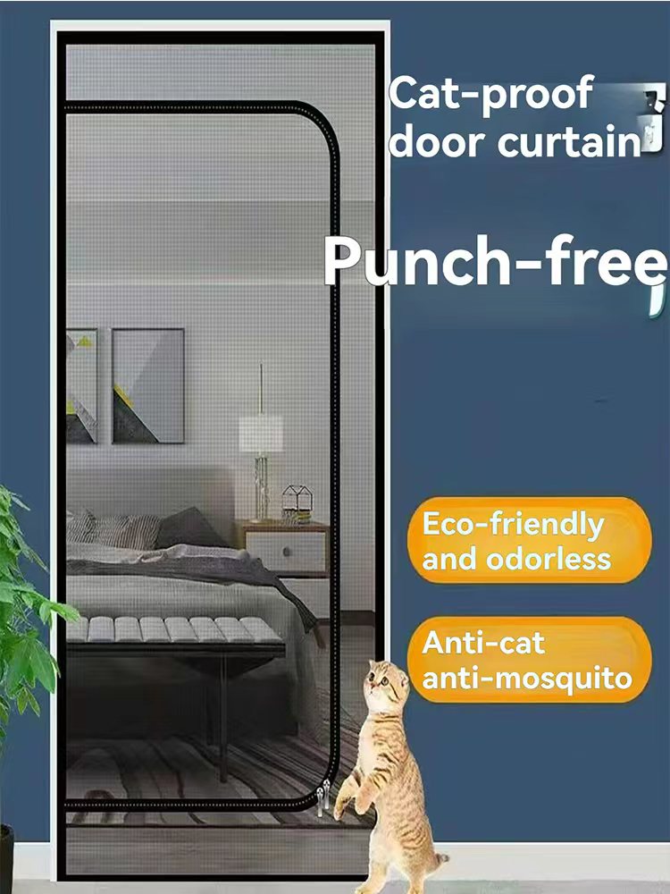 Zipper Screen Door Net D-Shape - Home Security Fence review and price