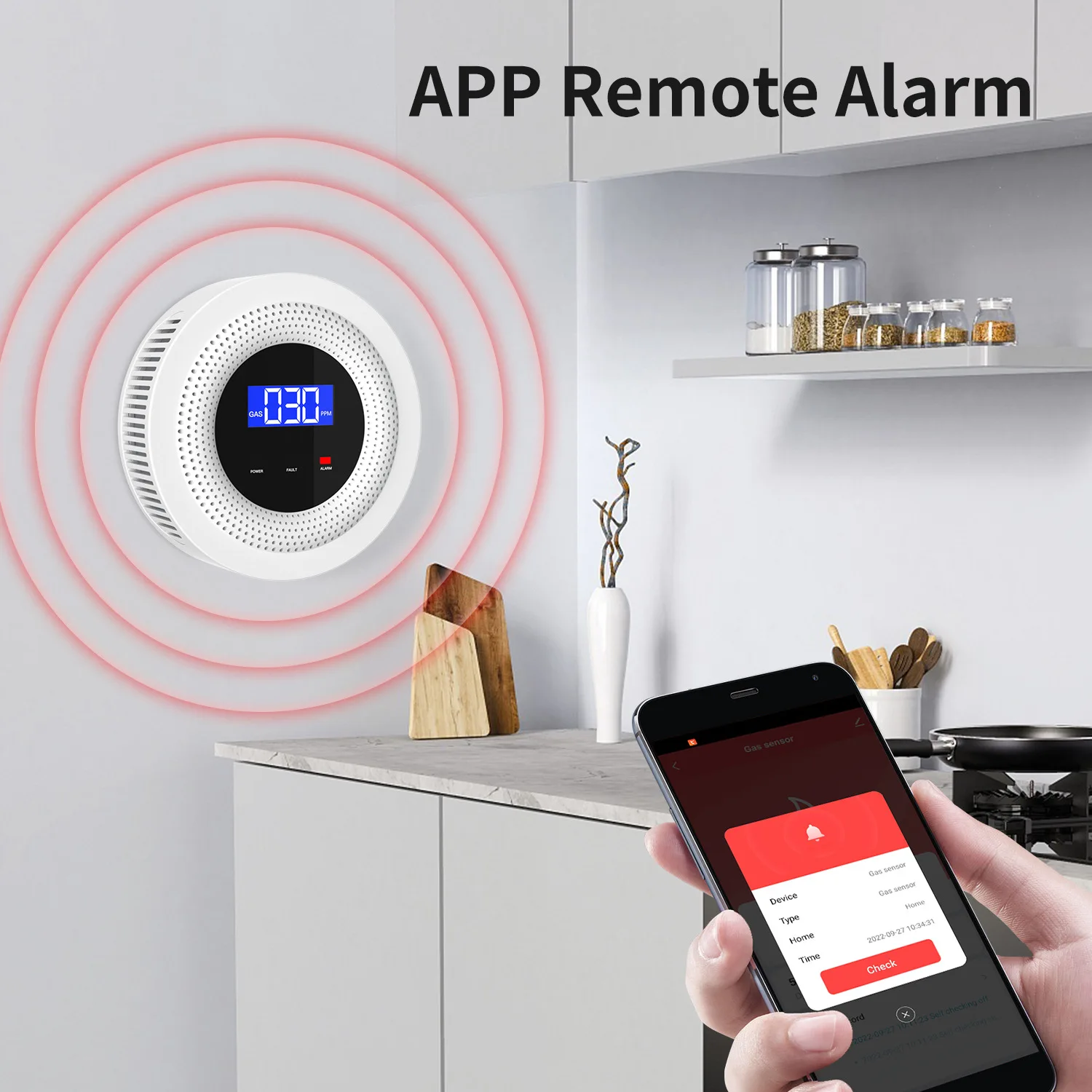 WIFI Gas Detector Gas Leak Sen - Home Security Kitchener review and price