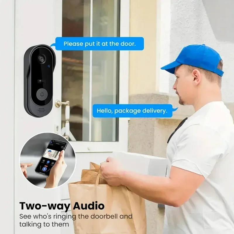 Video HD Wireless Waterproof D - Home Security Doorbell Camera review and price