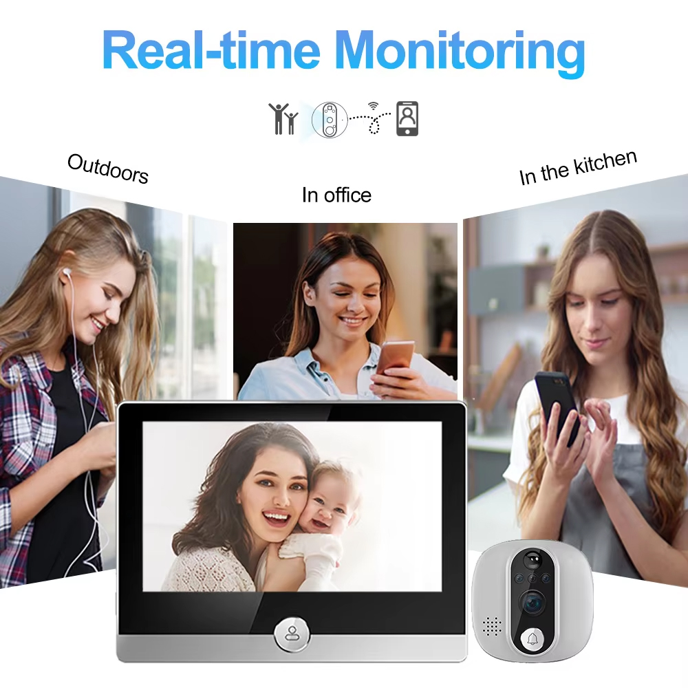 Tuya 1080P WiFi Door Bell Came - Home Security Doorbell Camera review and price
