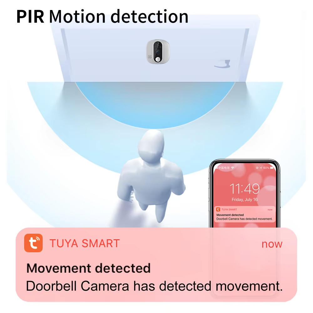 Tuya 1080P WiFi Door Bell Came - Home Security Doorbell Camera review and price
