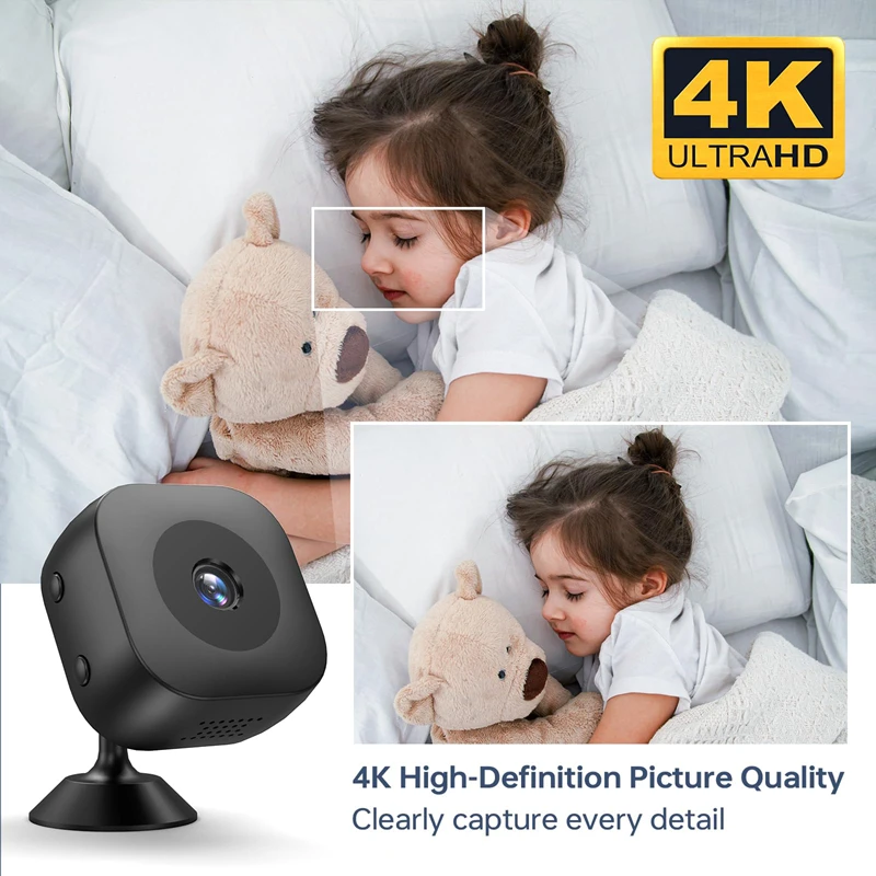 4K HD Security Camera WiFi Wir - Home Security Monitoring Service review and price