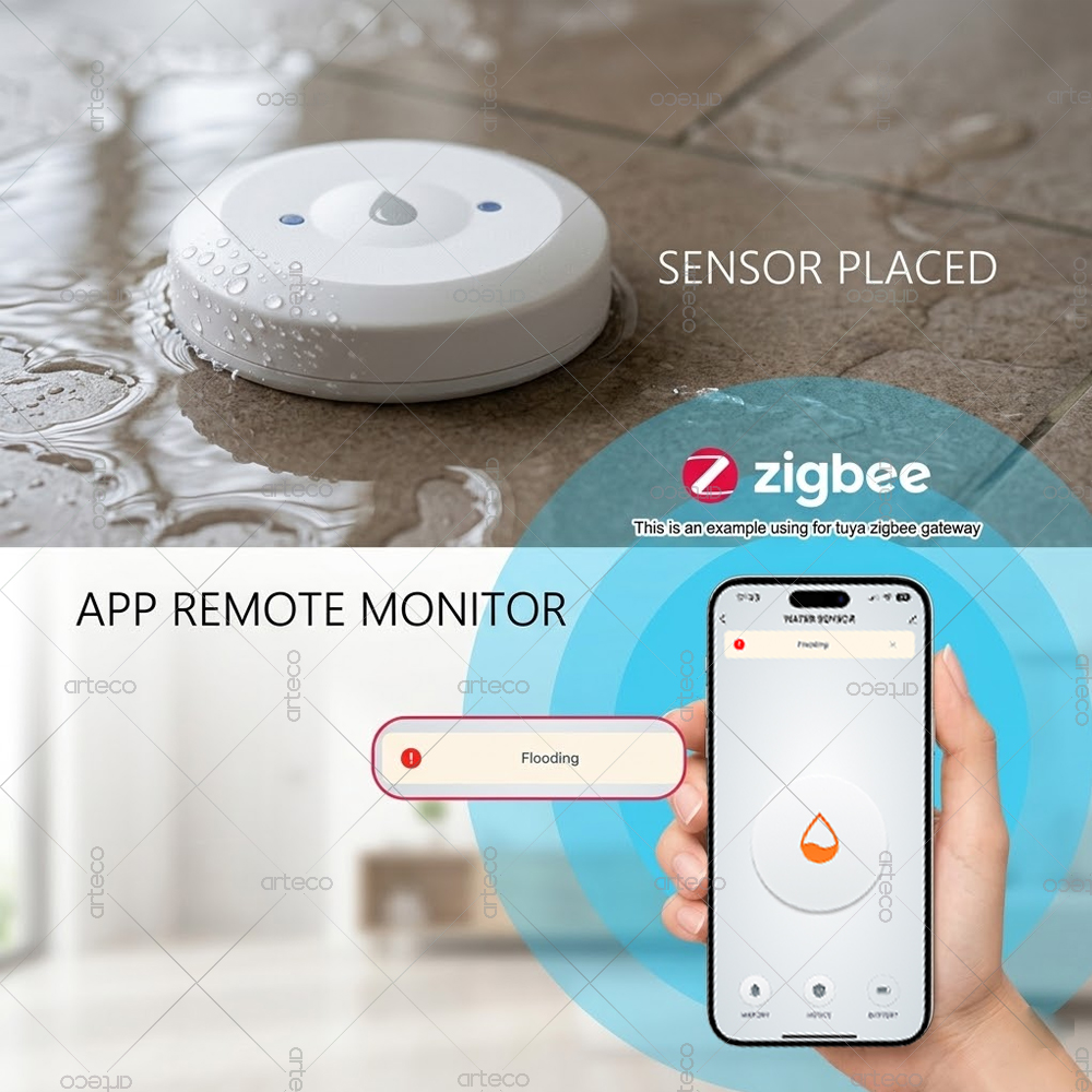 Zigbee Water Leak Sensor Flood - Home Security Kitchener review and price