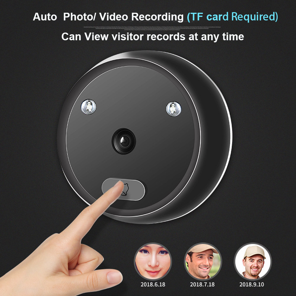 Video Peephole Doorbell Camera - Home Security Ring Camera review and price
