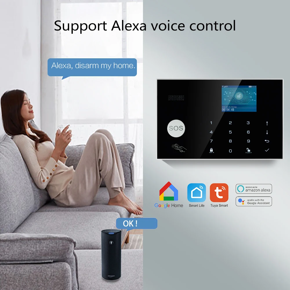 Tuya Wireless WIFI GSM Home Bu - Home Security Zones review and price