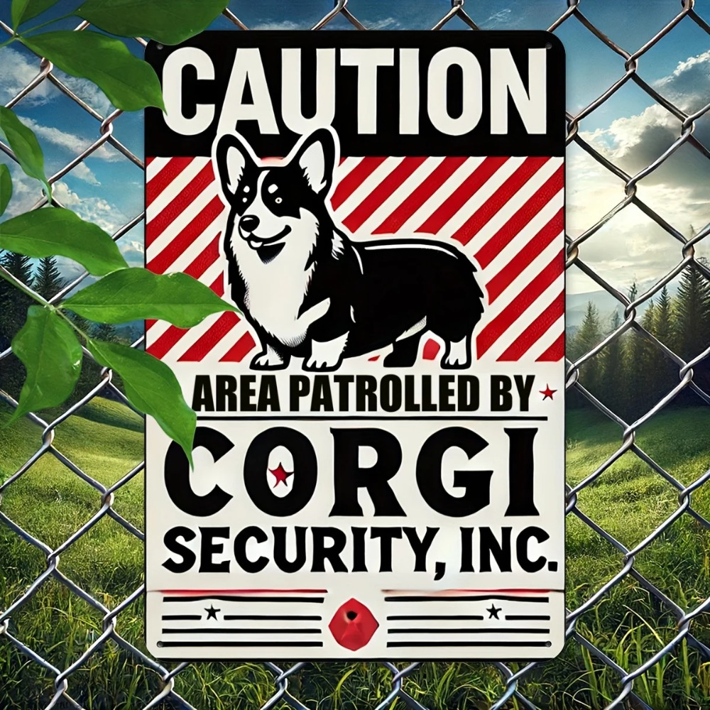 Retro Aluminum Caution Sign, C - Home Security Kitchener review and price