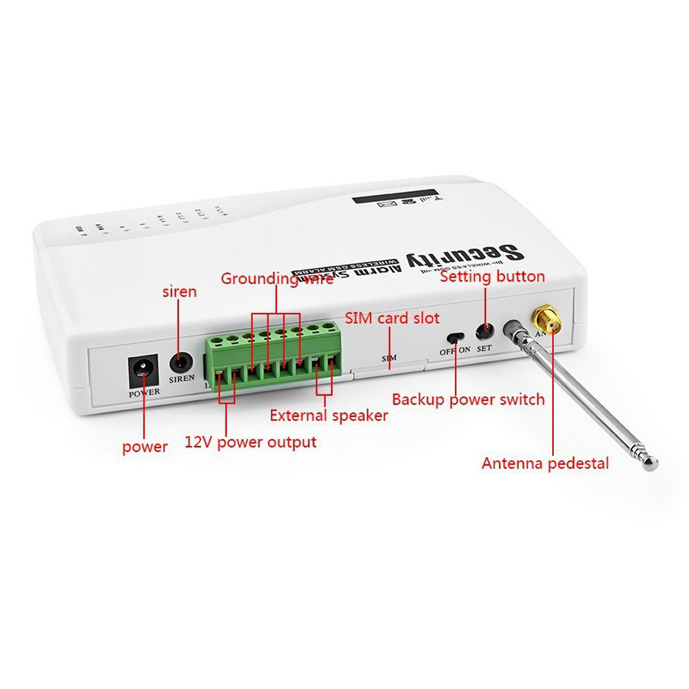 1 Set Home Security GSM SMS Al - Home Security Zones review and price