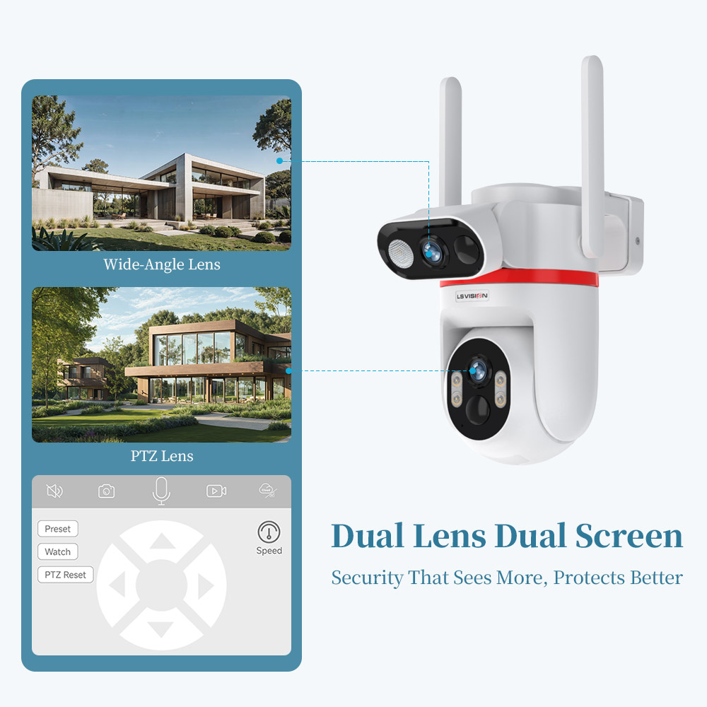 LS VISION Solar Security Camer - Home Security Zones review and price