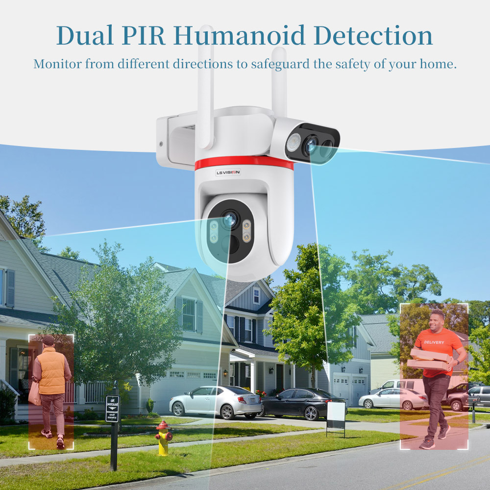 LS VISION Solar Security Camer - Home Security Zones review and price