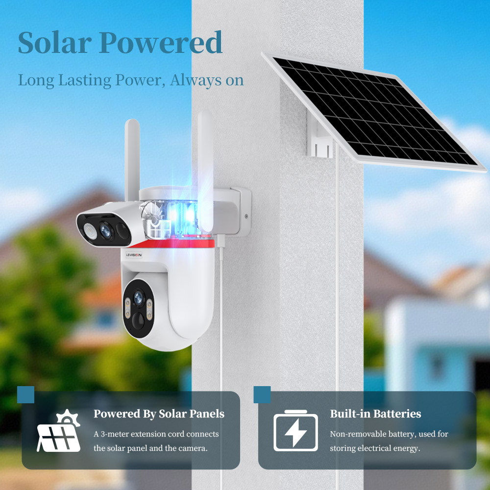 LS VISION Solar Security Camer - Home Security Zones review and price