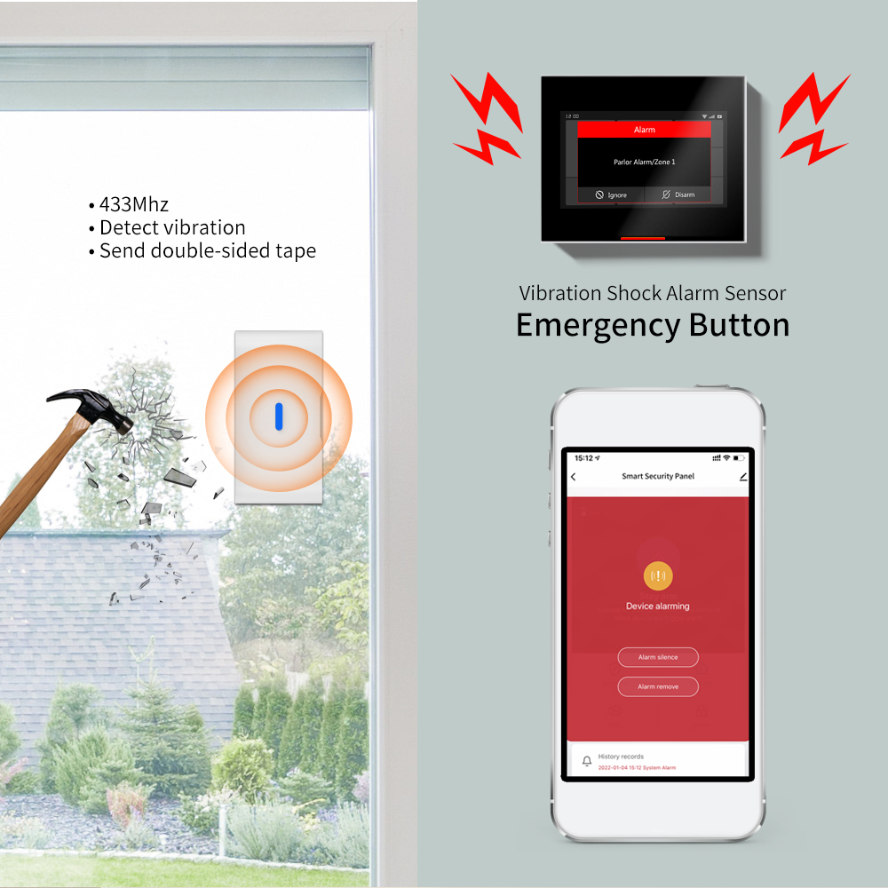 Staniot 433MHz EV1527 Wireless - Window Alarm Sensor review and price