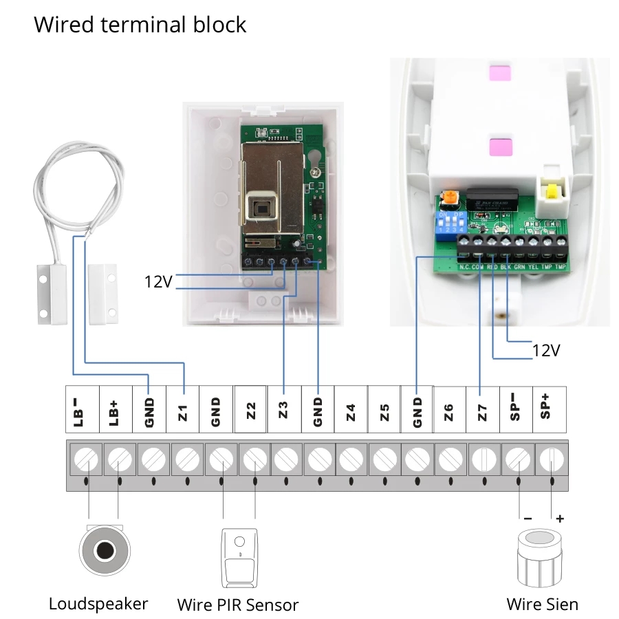 1/2/3/4/5/10/20PCS MC-38 Wired - Home Security Product review and price