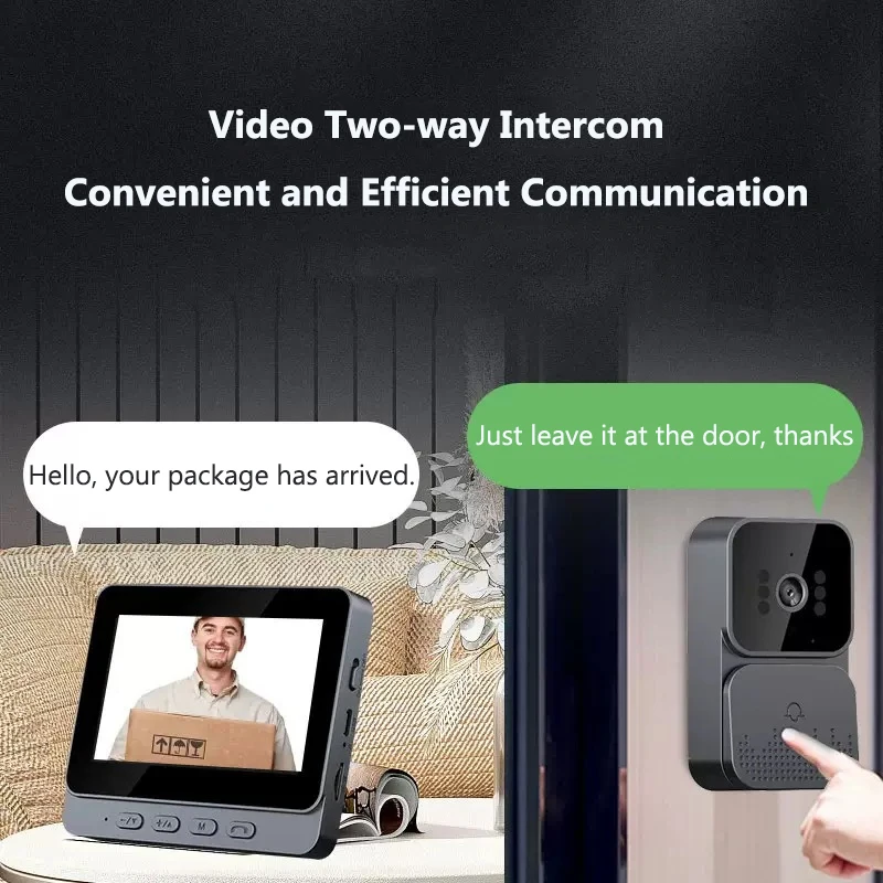 Wireless Video Intercom Doorbe - Home Security Doorbell Camera review and price