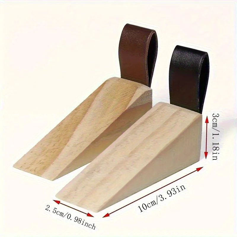 1pc Solid Wood Door Stopper -  - Home Security Jammers review and price
