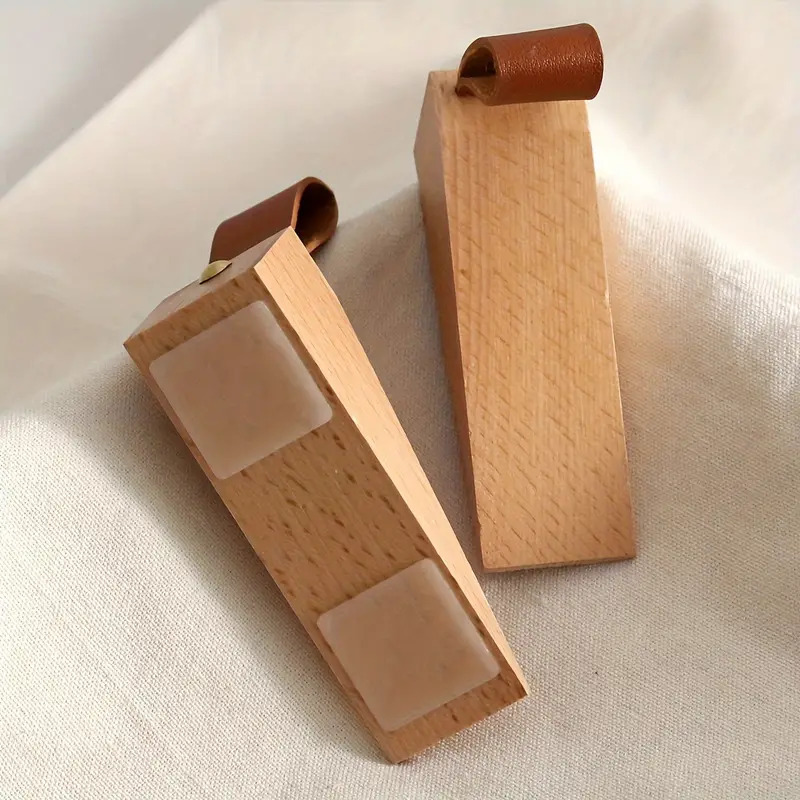 1pc Solid Wood Door Stopper -  - Home Security Jammers review and price
