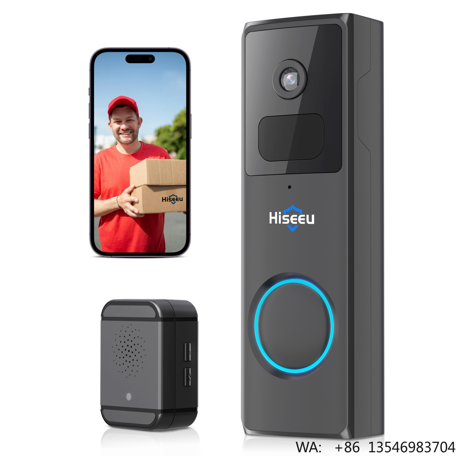 Hiseeu 1080P Home Ring Doorbel - Home Security Ring Camera review and price
