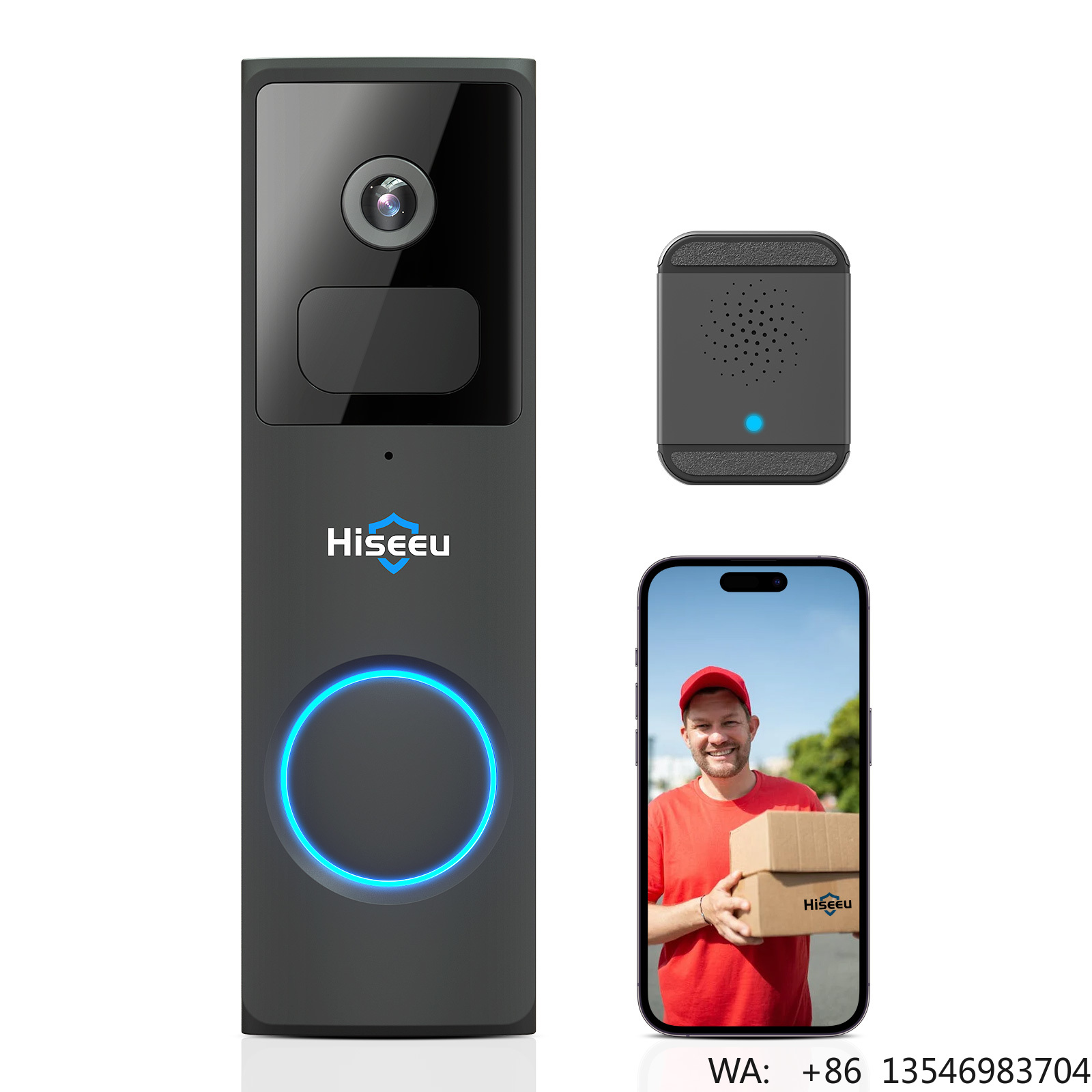 Hiseeu 1080P Home Ring Doorbel - Home Security Ring Camera review and price