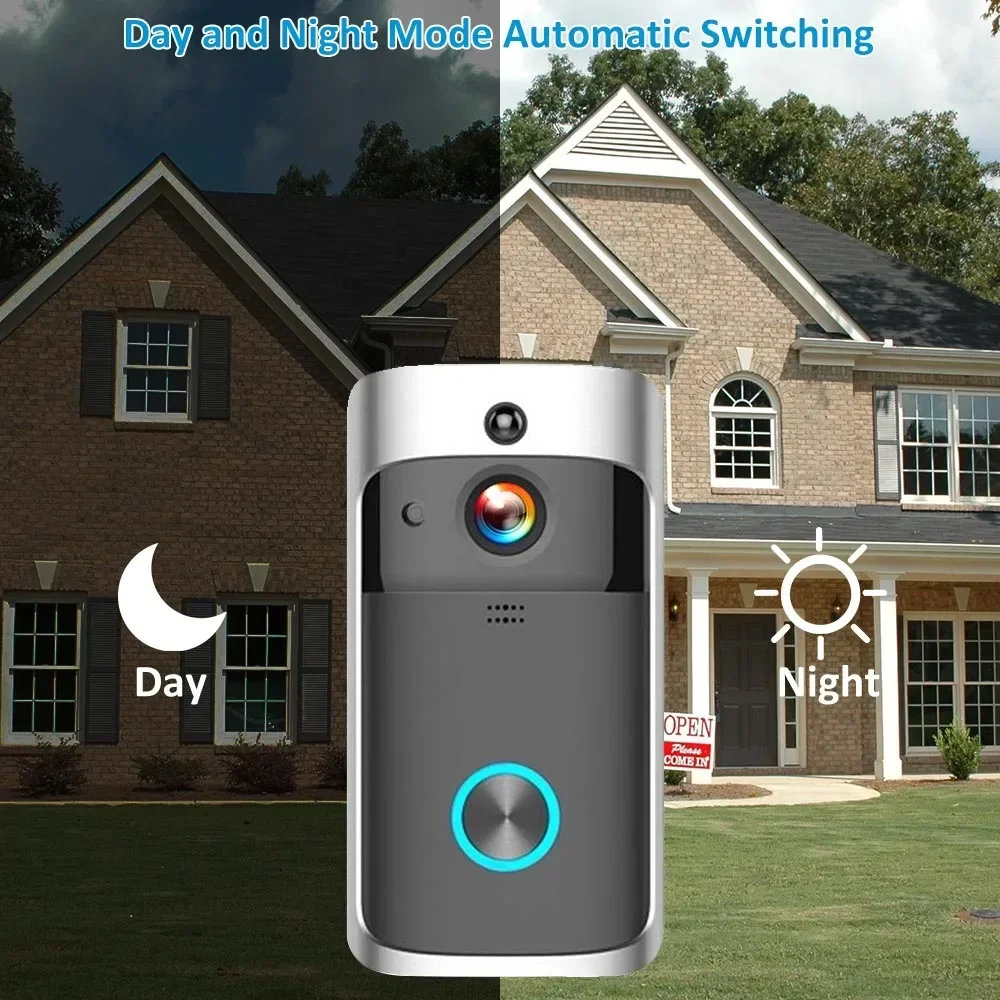 720P HD Smart Home Wireless WI - Home Security Doorbell Camera review and price