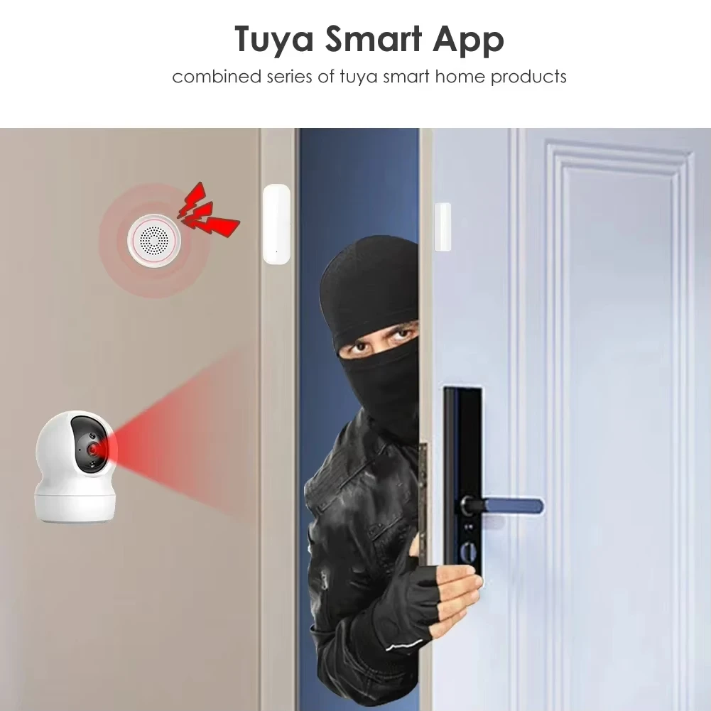 Tuya Zigbee/WiFi Magnetic Door - Window Alarm Sensor review and price
