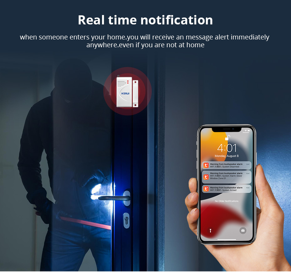 KERUI Tuya WIFI Loudly Speaker - Home Security Product review and price
