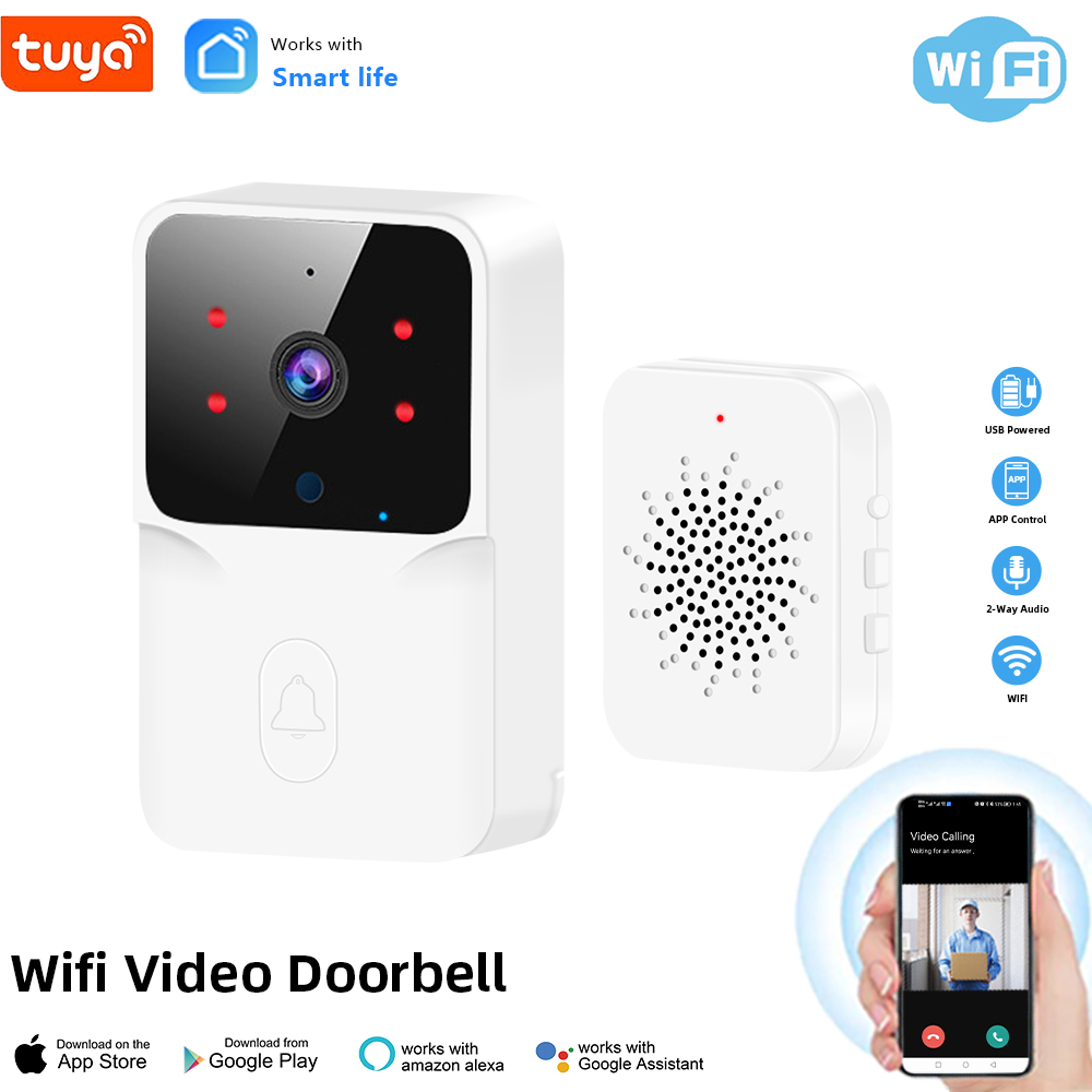 Tuya WiFi Video Doorbell Wirel - Home Security Doorbell Camera review and price