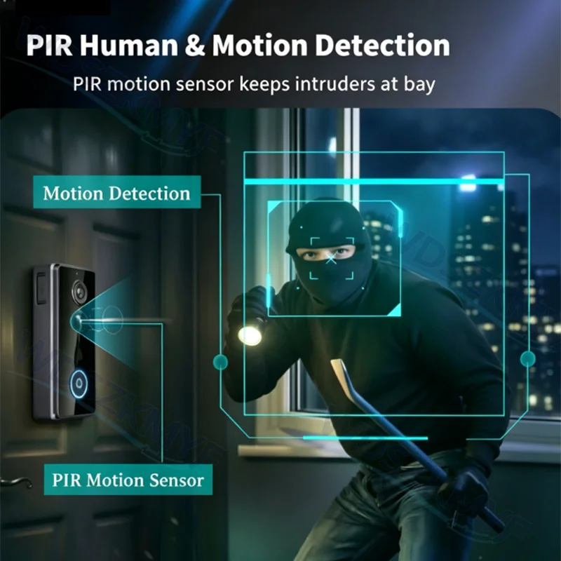 New Waterproof Wireless Doorbe - Home Security Doorbell Camera review and price