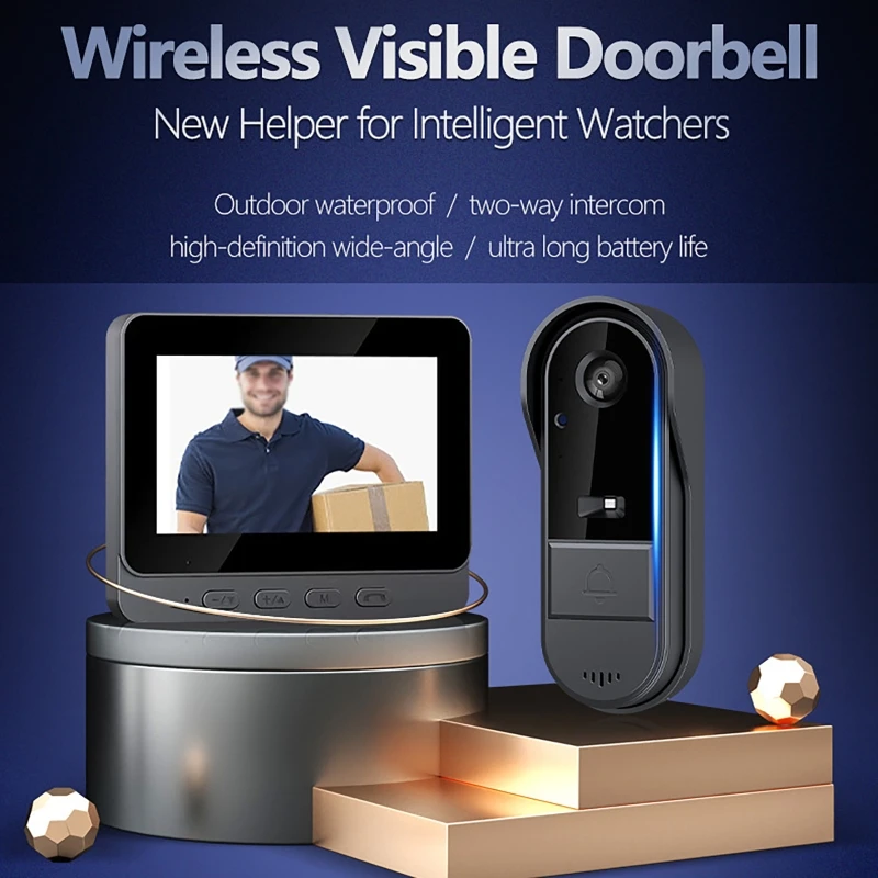 Outdoor Wireless Intercom Door - Home Security Doorbell Camera review and price