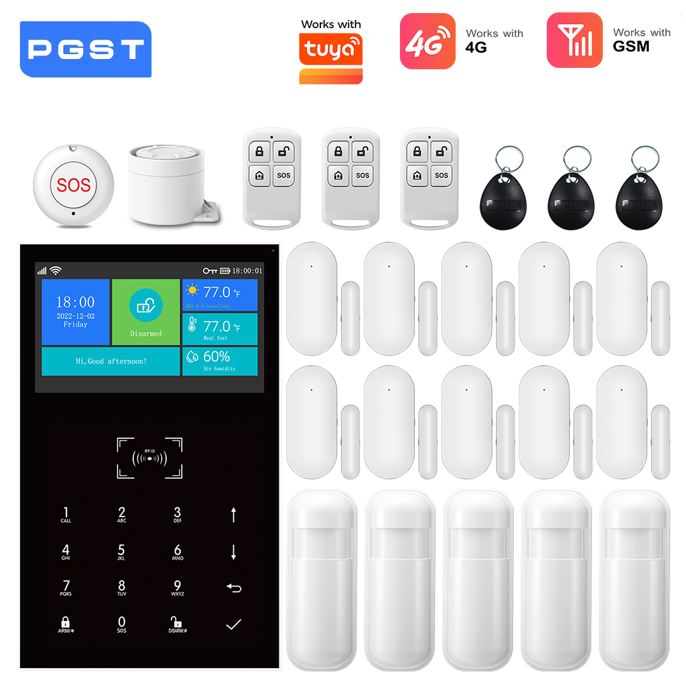 4G GSM WiFi Alarm System Work  - Home Security Product review and price